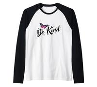 Farfalla Be Kind Maglia con Maniche Raglan