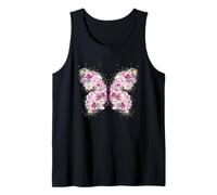 Farfalla, bellissimi fiori, fiore rosa, farfalle rosa Canotta