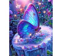 Farfalla blu sognante Puzzle da 500 pezzi, puzzle per Adulti,500 pezzi Puzzles per Adulti e Bambini, puzzles per Gioco Familiare, Regalo Decorazione Puzzle Intelligente