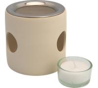 farfalla Bruciatore di Incenso a Cilindro Beige con Setaccio - 1 pz.
