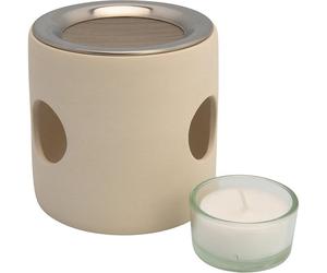 Farfalla Bruciatore di Incenso a Cilindro Beige con Setaccio - Accessorio aromaterapia