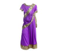 Farfalla Cappotto Affascinante Ragazza Indiana Vestire Per Mascherata Scenario Gioco Rosso Con Punti Bianchi (Viola, 7-8 Anni)