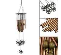 Farfalla Carillon Campane Rame 12xTubes Giardino Decorazione Casa Esterni