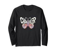 Farfalla Chandler - Personalizzato Carino Nome Word Art Maglia a Manica