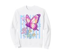 Farfalla Colorata Bye Bye Whimsical Estetica Felpa