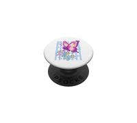 Farfalla colorata Bye Bye Whimsical Estetica PopSockets PopGrip Adesivo