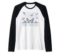 Farfalla Cosce Pazienza Gen Zer Big Sis Fidanzata Moglie Maglia con Maniche Raglan