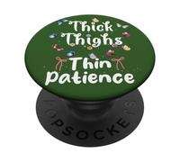 Farfalla Cosce Pazienza Gen Zer Big Sis Fidanzata Moglie PopSockets PopGrip Adesivo