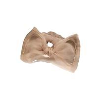 Farfalla Cravatta per capelli a forma di grande intestino cerchio, da fata, colore puro, coda di cavallo, da donna (A-128-Qianka)