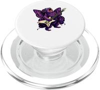 Farfalla Decor Chitarra Rock and Roll Viola Far PopSockets PopGrip per MagSafe