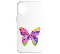 Farfalla design unico collage bug art giardino farfalle Custodia per iPhone 16 Plus