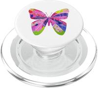 Farfalla design unico collage bug art giardino farfalle PopSockets PopGrip per MagSafe