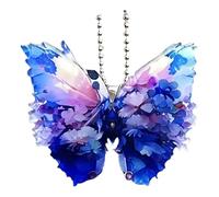 Farfalla di cristallo, ornamenti volanti in vetro lilla. Arte decorativa per decorazione domestica, statue di animali, collezione di compleanno, idee regalo uniche per compleanni, matrimoni, occasioni