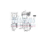 Farfalla D'Ingresso Dosatore D'Aria per Opel Grandland X Citroën I C4 V867527880