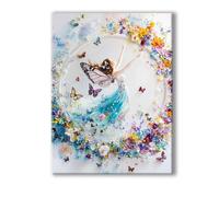 Farfalla Dipingi con i Numeri Adulti Figura Paint by Numbers, Colorare con i Numeri Adulti con Telaio, Kit di Pittura Acrilica Fai da Te per Principianti Facile su Tela, Decora la Casa 60x90cm 0R-251