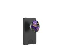 Farfalla dorata tra gli animali viola iris PopSockets PopWallet per MagSafe