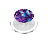farfalla estetica viola farfalle natura blu PopSockets PopGrip per MagSafe