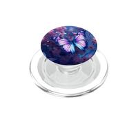 farfalla estetica viola farfalle natura blu PopSockets PopGrip per MagSafe
