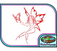 Farfalla Fairy M Adesivo Vinile Laptop Specchio Auto Camion Carino Muro Finestra