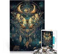 Farfalla fantastica Puzzle 1000 pezzi per adolescenti Giocattoli che creano dipendenza e sfidano l'intelligenza del cervello Collezione di artisti, Belle arti 38x26cm