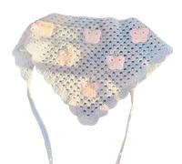 Farfalla Fascia per capelli, Foulard per capelli, Foulard fatto a mano, elegante, colorato, lavorato a maglia
