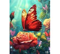 Farfalla Fiore Giungla Puzzle di 1200 Pezzi per Adulti, Alta Qualità puzzle adulti, Puzzles Classico Relax Giochi, Regalo Perfetto