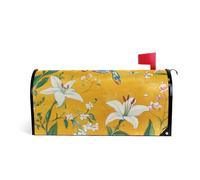 Farfalla Fiore Pittura Copertura decorativa cassetta postale per mardi divertimento Patrick's Day mailbox copre dimensioni standard copertura para buzon