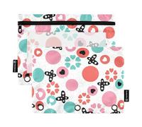 Farfalla Fiori Colorati Alla Moda Raccoglitore Sacchetti con Finestra Trasparente Raccoglitore Matita Astuccio in Colori Assortiti 3 Anelli Raccoglitore Cartelle per Conservazione Studenti di Scuola