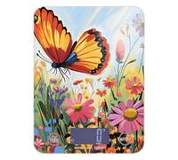 Farfalla Fiori colorati Impermeabile Bilancia per la preparazione degli alimenti 5 kg/5 g Bilancia per grammi con 4 unità per spezie espresso dieta (batterie non incluse)