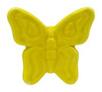 Farfalla Gialla Limone in Ceramica con Calamita (5,5cm)