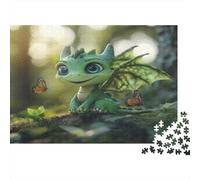 Farfalla Green Drago 1000pcs (75x50cm) Puzzle Adatto Per Adulti E Folla Dai 14 Anni in Su