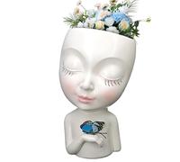Farfalla immortale albero grasso, scultura pelvica, vaso da ragazza, vaso | decorazione creativa da giardino, vaso per piante grasse, per interni ed esterni, decorazione per la casa