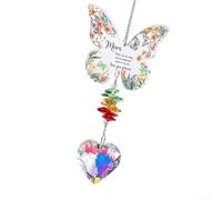 Farfalla in acrilico trasparente per regalo di compleanno per nonna | Compleanno sincero, materiale acrilico trasparente, forma a farfalla, promemoria d'amore quotidiano, perfetto per la nonna