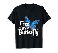 Farfalla libera come una farfalla farfalle Maglietta