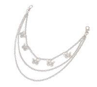 Farfalla Metallic Catena Vita Lucente Metallo Pantaloni Catena Ciondolo Fascino per Ragazza Moda Vita Decors Corpo Adulto