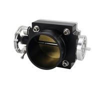 Farfalla motore Valvola farfallata Corpo farfallato del collettore di aspirazione in alluminio billet ad alto flusso da 65 mm, 70 mm, 80 mm e 90 mm(80MM BLACK)