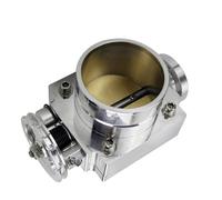 Farfalla motore Valvola farfallata Corpo farfallato del collettore di aspirazione in alluminio billet ad alto flusso da 65 mm, 70 mm, 80 mm e 90 mm(70MM SILVER)