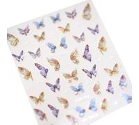 Farfalla nail art adesivi per unghie lucide decalcomanie per manicure accessori adesivi per nail art decorazione
