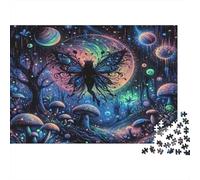 Farfalla notte sogno Puzzles 1000 Pezzi In Incastro Perfetto, Un Gioco Di Puzzle Per Enigma Per Lo Stress Relief, Ideale Per Per La Decompressione E La Decorazione Delle Pareti, Regalo Di Complean