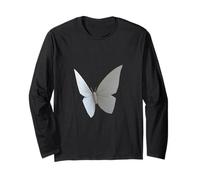 Farfalla Origami Stilizzata - Metamorfosi Astratta Maglia a Manica