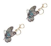 Farfalla Portachiavi Farfalla Portachiavi Bambini Portafoglio Strass Farfalla Portachiavi Portafoglio Per Ragazze Metallico Portafoglio, come da immagine. 1 pezzi, 8.5X6CMx2pcs