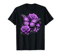 Farfalla Viola vibr Maglietta