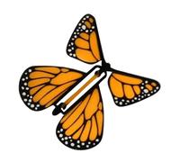 Farfalla Volante,Farfalla Volante a carica manuale - Alimentata da Elastico | Esperienza Scientifica Giocoso con Elastico per Compleanni, Matrimoni, Feste e Biglietti di Auguri