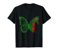 Farfalla Zambia Zambia Orgoglio Zambia Radici Zambia Bandiera Zambia Maglietta