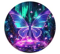 farfalla1000 Pezzi Puzzle Rotondo Da animaleAdulti Bel Regalo Per Amici Di Famiglia Puzzle Edugattoivo, Regali Difficile1000pcs (67.5x67.5cm)