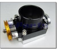 Farfallato Ø 70mm Nero Compressore Turbo Conversione Alluminio + Poti Nuovo