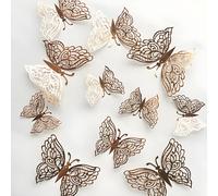 Farfalle da parete EL-16766 - Rosa / Oro KP16766