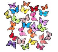 Farfalle deco da giardino Ornamentazioni esterne PVC Set di farfalle colorate