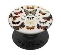 Farfalle e falene - Storia naturale Art Design PopSockets PopGrip Adesivo