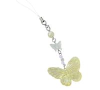 Farfalle Nappe Cordino Telefono Femminile Acrilico Perline Telefono Shell Pendente Accessori Pacchetto Decorazione Portachiavi Farfalle Nappe Cordino per